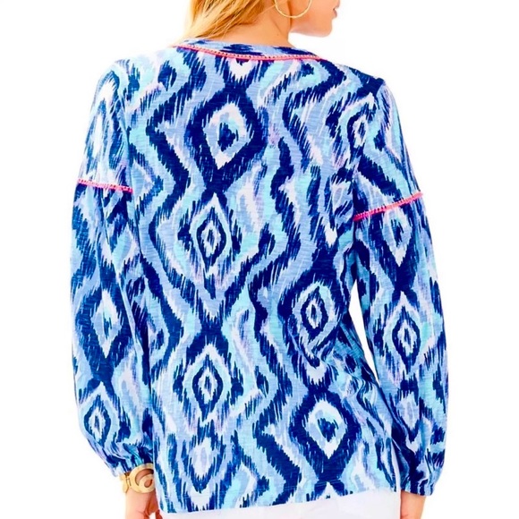 EUC Lilly Pulitzer Kalissa Cotton Knit Tunic Skipped A Beach L - Picture 14 of 15